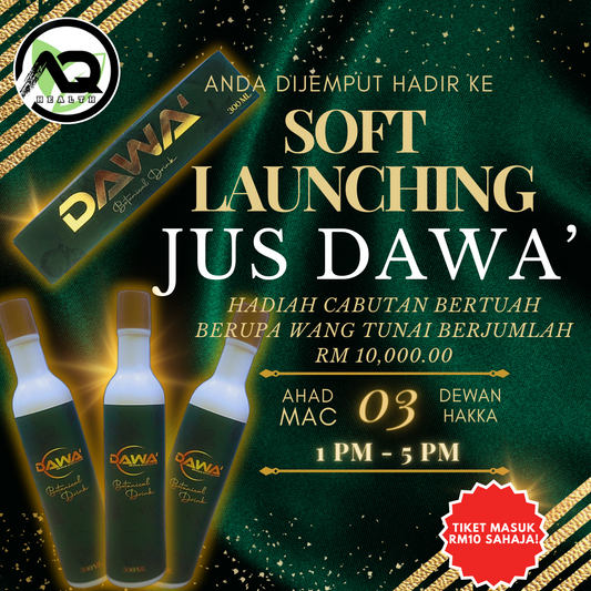 Soft Launch Jus Dawa' pada 3hb Mac 2024 di Sabah